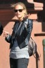 Bar Refaeli arrives for lunch at Bar Pitti and then shops at Best Buy in New York City on April 16th 2009 3