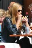 Bar Refaeli arrives for lunch at Bar Pitti and then shops at Best Buy in New York City on April 16th 2009 5