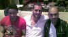 Nazem Ezzideen and Saad Ramadan from Lebanon with Massari