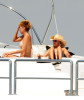 Hayden Panettiere spotted sunbathing On Yacht At Cannes on May 19th 2009 11