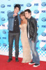 Paula Abdul with Kris Allen and Adam Lambert arrive at the American Idol Season 8 Grand Finale held at Nokia Theatre L.A. Live on May 20, 2009 in Los Angeles, California