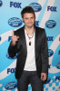 Kris Allen poses in the press room during the American Idol Season 8 Grand Finale held at Nokia Theatre L A  Live on May 20th, 2009 in Los Angeles, California