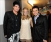 desktop wallpaper photo of Adam Lambert with Carrie Underwood and Kris Allen backstage of American Idol season8 on May 19th 2009