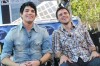 photos of Adam Lambert and Kris Allen during the press Conference Outside Nokia Theater on May 18th 2009