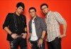 Photo shoots of Adam Lambert with Danny Gokey and Kris Allen, the three top contestants of American Idol season 8