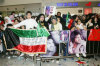 Fans waiting for the Students at the airport during their trip to Kuwait on May 24th 2009