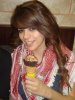 Diala Ouda eating icecream