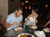 Nazem Ezzideen photo in Amman Jordan with Iness Laswad eating Mansaf