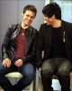 Adam Lambert with Kris Allen at the Today Show  on May 28th 2009 16