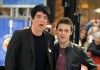 Adam Lambert with Kris Allen at the Today Show  on May 28th 2009 8