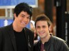 Adam Lambert with Kris Allen at the Today Show  on May 28th 2009 3