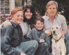 Adam Lambert family picture with his father Eber mother Leila and brother Neil back in 1994