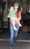 Thalia spotted carrying her daughter Sabrina Sakae Mottola in midtown Manhattan New York City on April 24th 2009 6