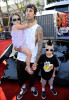 Travis Barker with his children Alabama Barker and Landon Barker at the Premiere of Transformers Revenge Of The Fallen 2009 Movie held at Mann Village Theatre on June 22nd 2009 in Los Angeles California