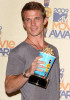 Cam Gigandet wins the Best Fight award for his performance in Twilight poses in the press room during the 18th MTV movie Awards on May 31st 2009 5