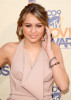 Miley Cyrus arrives at the 18th Annual MTV Movie Awards held on May 31st 2009 2