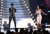 Keyshia Cole and Monica performing onstage during the 2009 BET Awards held at the Shrine Auditorium on June 28th 2009 in Los Angeles 1