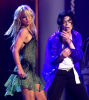 Michael Jackson performs The Way You Make Me Feel with Britney Spears at the MTV Music Awards