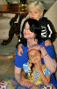 Michael Jackson with his daughter and son Prince and Paris