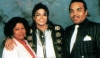 Katherine Jackson with her husband and son Michael Jackson