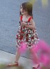 Suri Cruise spotted at CBS Studios on June 19th 2009 with her mom 4