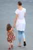 Suri Cruise spotted at CBS Studios on June 19th 2009 with her mom 1