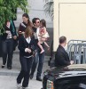 Suri Cruise spotted at CBS Studios on June 15th 2009 with her dad 2