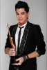 Adam Lambert picture at the press room of the Hollywood Life 11th Annual Young Hollywood Awards with his trophy on June 9th 2009 2