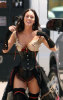 Megan Fox on the filming set wearing a medivial outfit 3