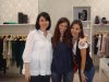 princess Lara Scandar at a clothes shop