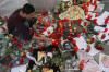 candles and flowers are placed by fans at a memorial to the late pop icon Michael Jackson on July 7th 2009 in Berlin Germany