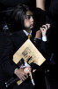 Michael Jackson's Prince Michael Jackson II who is also known as blanket on stage during the public memorial service of his father