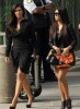 Kim Kardashian arrives at Michael Jackson public Memorial service on July 7th 2009 with her sister Kourtney Kardashian