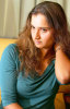 Sania Mirza personal picture wearing a blue top