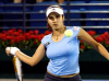 Sania Mirza during a tennis game dekstop wallpaper