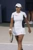 Sania Mirza during a tennis game walking