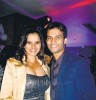 Sania Mirza with her fiance and long time childhood friend Sohrab Mirza