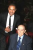 Joseph Attieh photo with singer Wadi Safi at the Murex Dor 2009 awards in Lebanon Beirut in July 2009 2