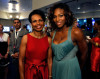 Condoleezza Rice and tennis player Serena Williams backstage picture during the 17th Annual ESPY Awards