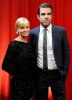 Jaime Pressly and Zachary Quinto pose backstage during the 17th Annual ESPY Awards