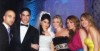 Haifa Wehbe picture from her wedding to Abu Hashima bride and groom with their friends