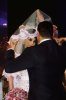 Haifa Wehbe picture from her wedding to Abu Hashima unveiling the bride