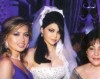 Haifa Wehbe picture from her wedding to Abu Hashima with two of her friends