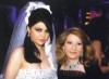 Haifa Wehbe picture from her wedding to Abu Hashima during the first half of the celebration