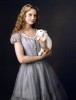 Alice In Wonderland 2010 Disney movie and a picture of Mia Wasikowska as Alice