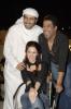 Dianna Haddad with Cheb Khaled and her husband Sohail Abdool