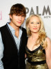 Anne Heche with Ashton Kutcher at the screening of Anchor Bay Films ( Spread ) which is held at the Brenden Theatres inside the Palms Casino Resort on August 5th, 2009 in Las Vegas, Nevada