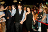 Demi Moore arrives with Ashton Kutcher at the screening of Anchor Bay Films ( Spread ) which is held at the Brenden Theatres inside the Palms Casino Resort on August 5th, 2009 in Las Vegas, Nevada