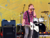 David Cook performing on stage during Good Morning America at Rumsey Playfield Central Park on August 7th, 2009 in New York City