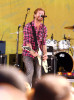 David Cook performing on stage during Good Morning America at Rumsey Playfield Central Park on August 7th, 2009 in New York City